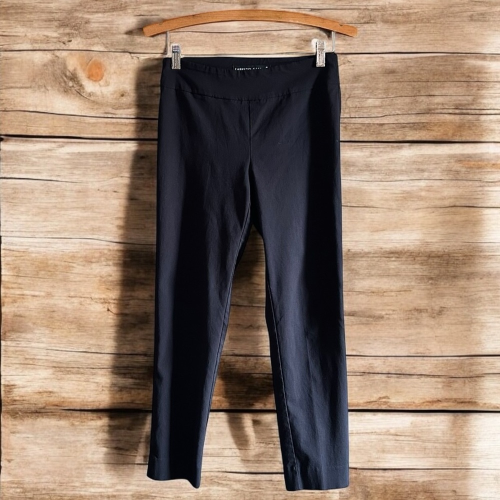 ❄️ 50% off winter Fabriazo Gianni Black Stretch Business Casual Trouser pants S